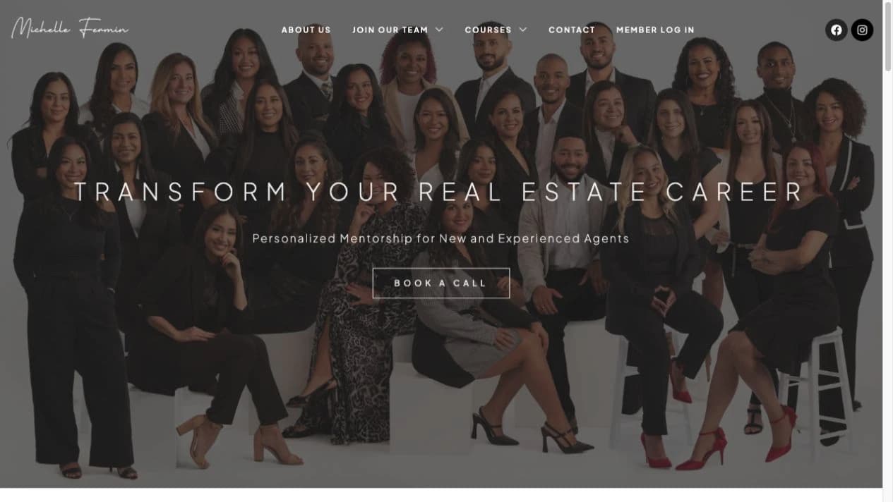 Michelle Fermin website design presentation