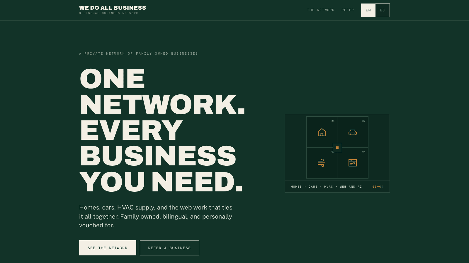 We Do All Business website project