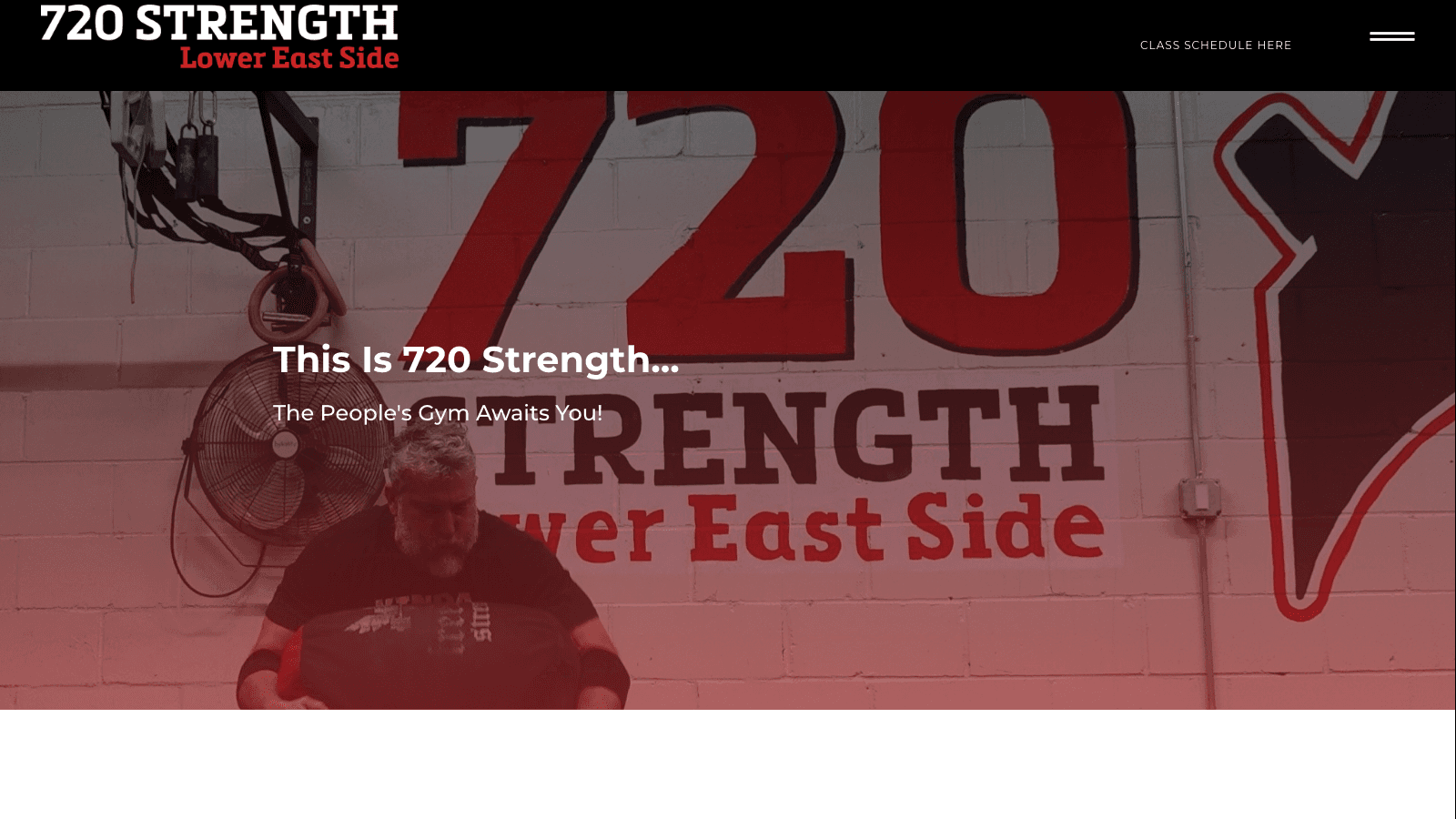 720 Strength website project