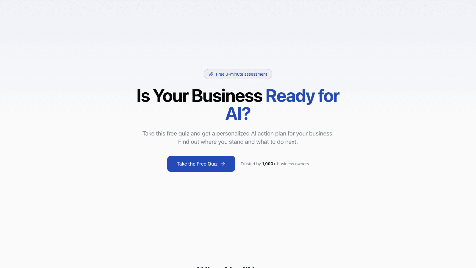 Grade Your Biz website project
